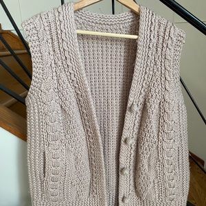 Beige Vest - One Size